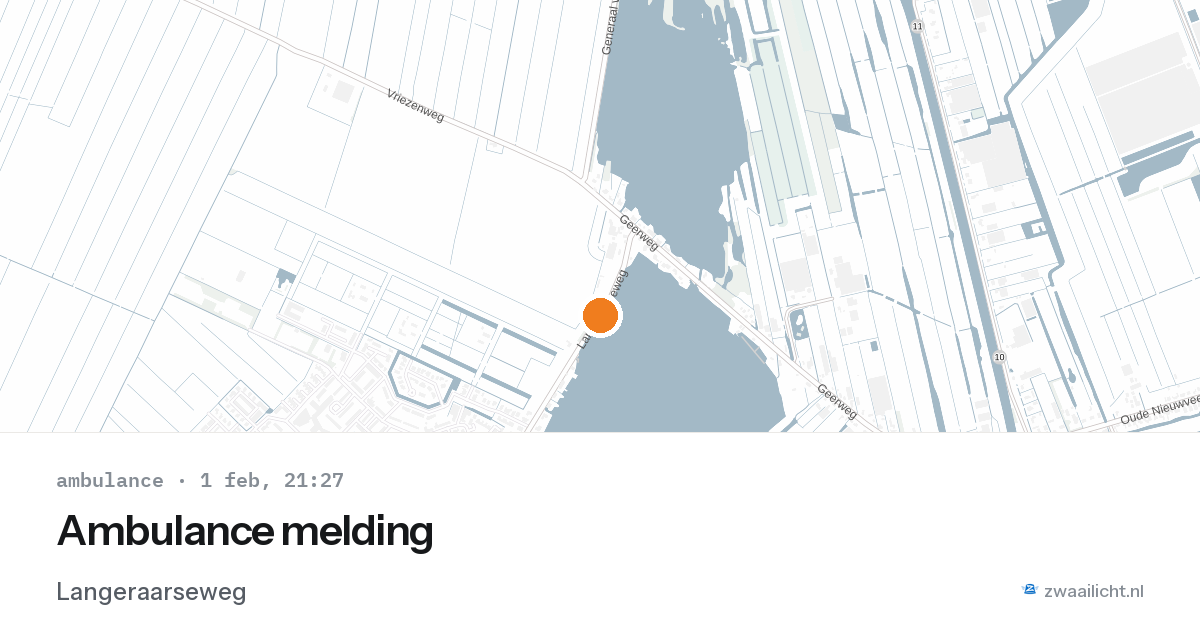 Ambulance melding — 1 feb 2026
