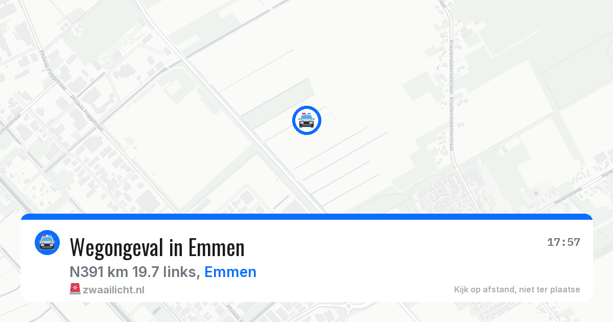 Wegongeval in Emmen — 22 jul 2026