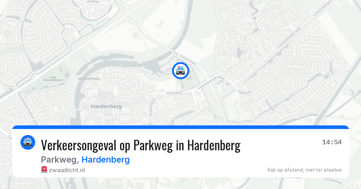 Verkeersongeval op Parkweg in Hardenberg — 17 jan 2026