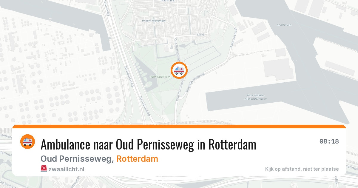 Ambulance naar Oud Pernisseweg in Rotterdam — 23 jun 2026
