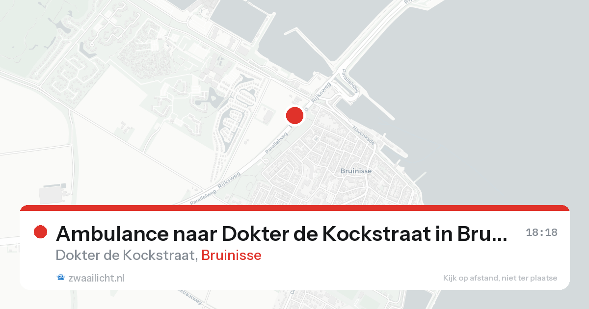 Ambulance naar Dokter de Kockstraat in Bruinisse — 31 jan 2026