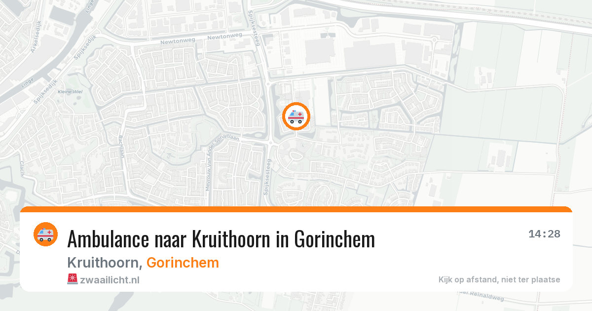 Ambulance naar Kruithoorn in Gorinchem — 6 feb 2026