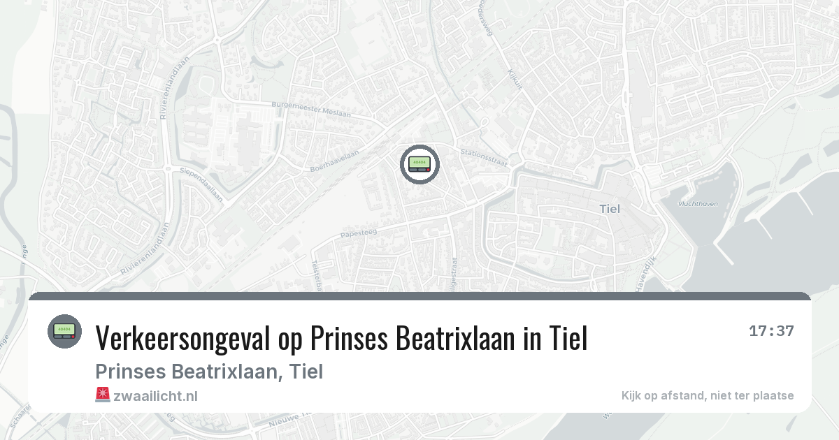Verkeersongeval op Prinses Beatrixlaan in Tiel — 8 jun 2026