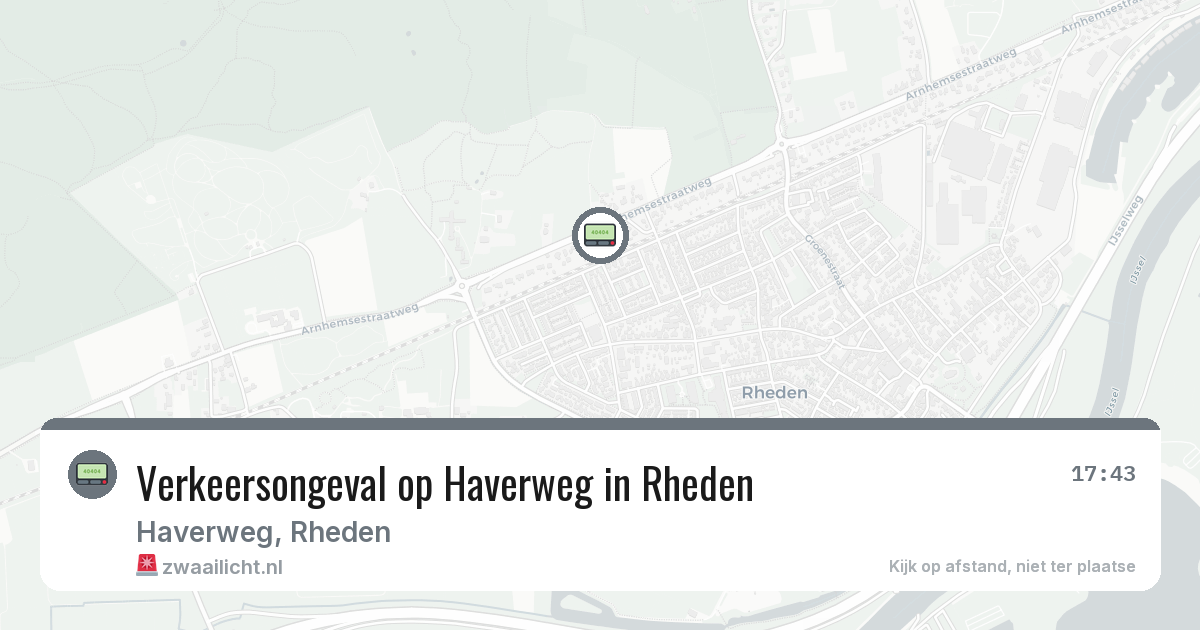 Verkeersongeval op Haverweg in Rheden — 29 jul 2026