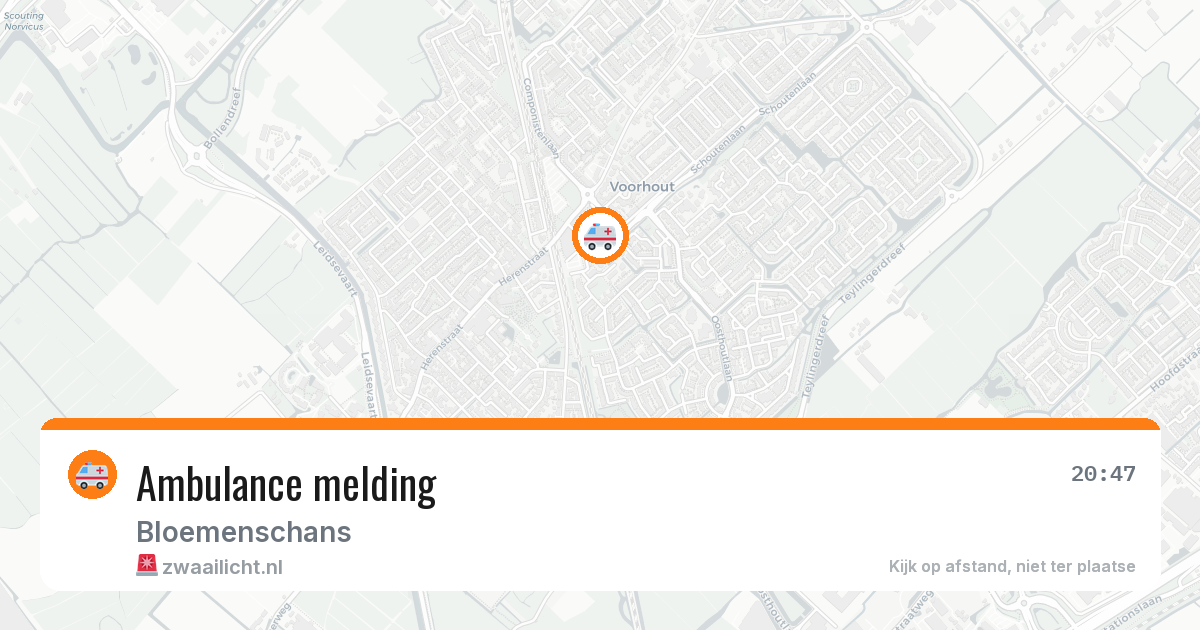 Ambulance melding — 8 feb 2026