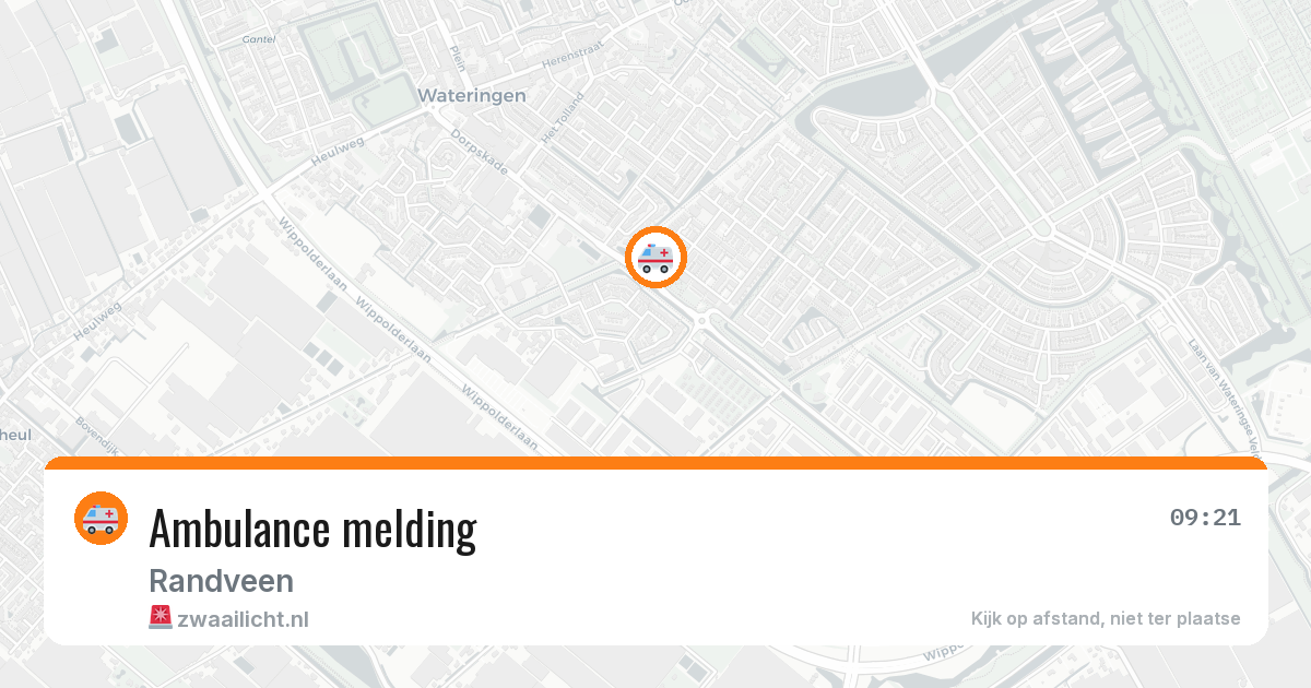Ambulance melding — 6 jul 2026