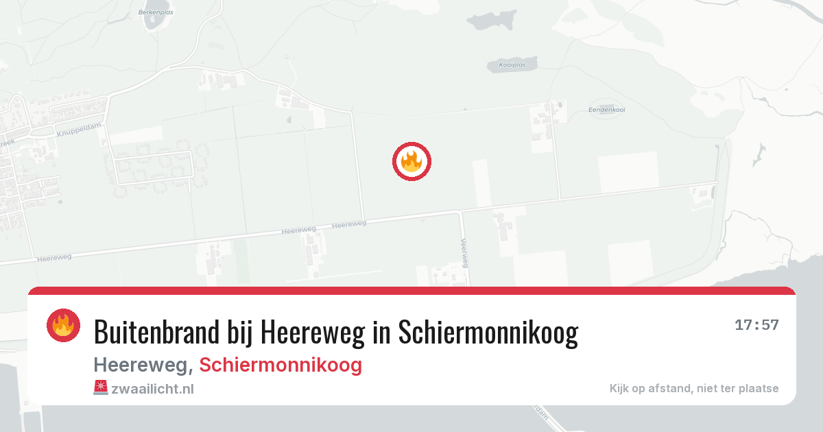 Buitenbrand bij Heereweg in Schiermonnikoog — 28 jul 2026