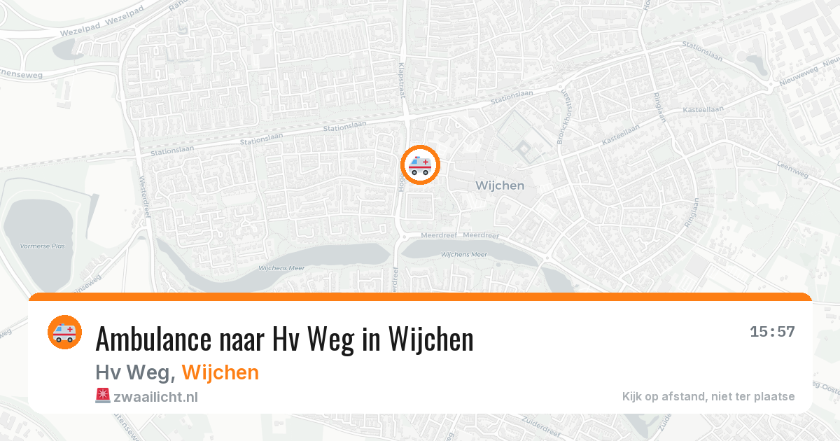Ambulance naar Hv Weg in Wijchen — 17 jul 2026