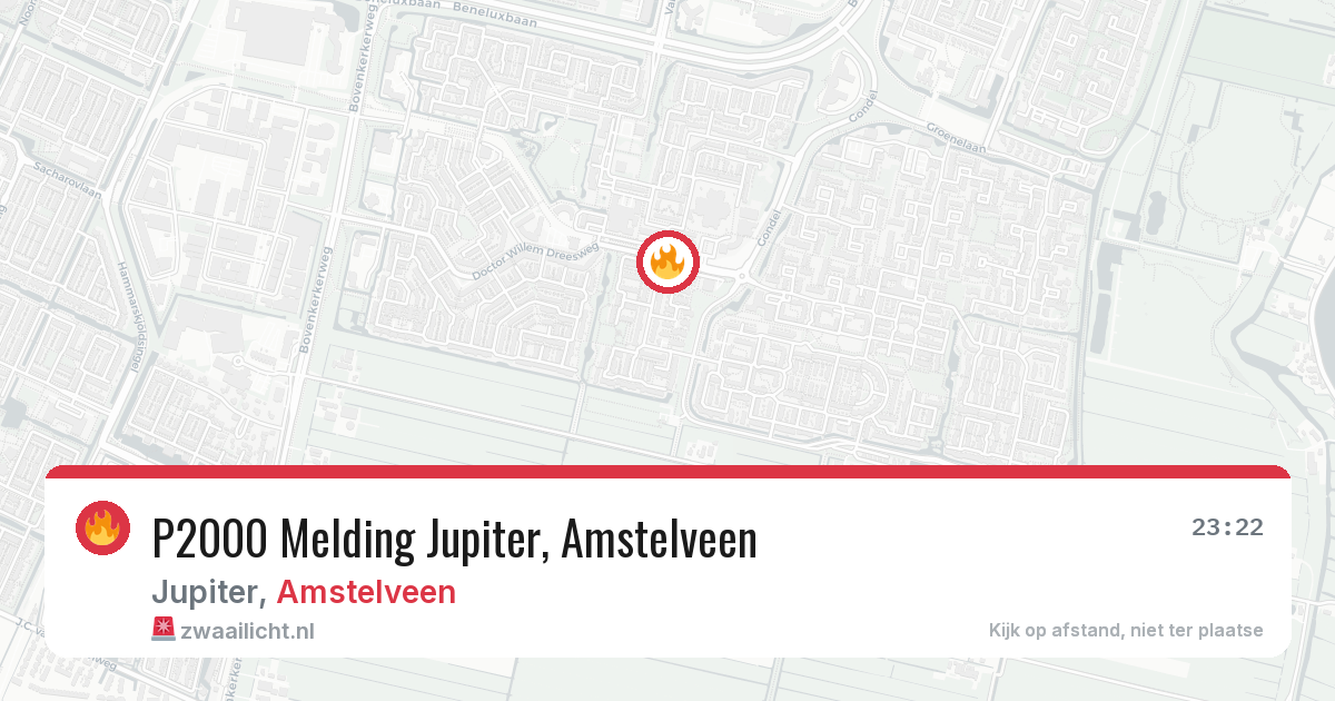 P2000 Melding Jupiter, Amstelveen — 29 jan 2026