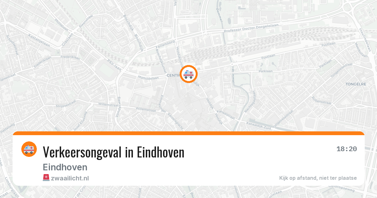 Verkeersongeval in Eindhoven — 14 feb 2026