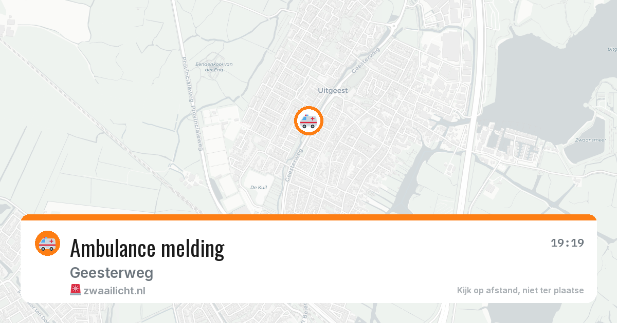 Ambulance melding — 9 mei 2026