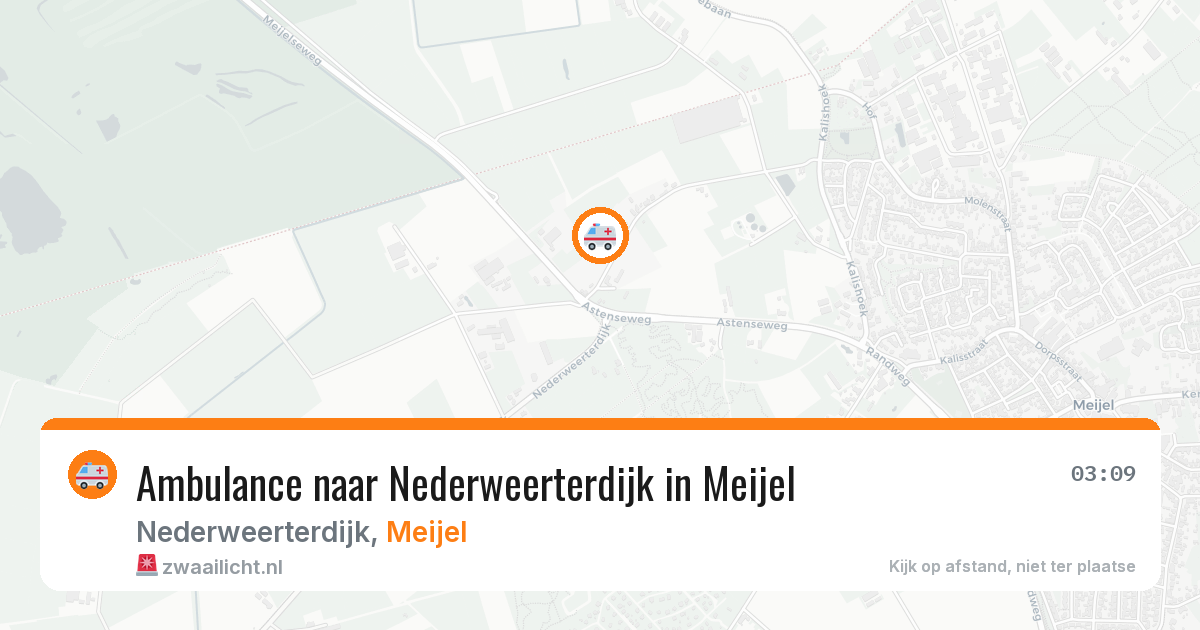 Ambulance naar Nederweerterdijk in Meijel — 5 jul 2026