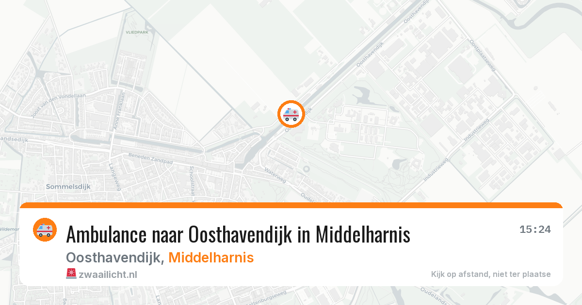 Ambulance naar Oosthavendijk in Middelharnis — 29 jan 2026