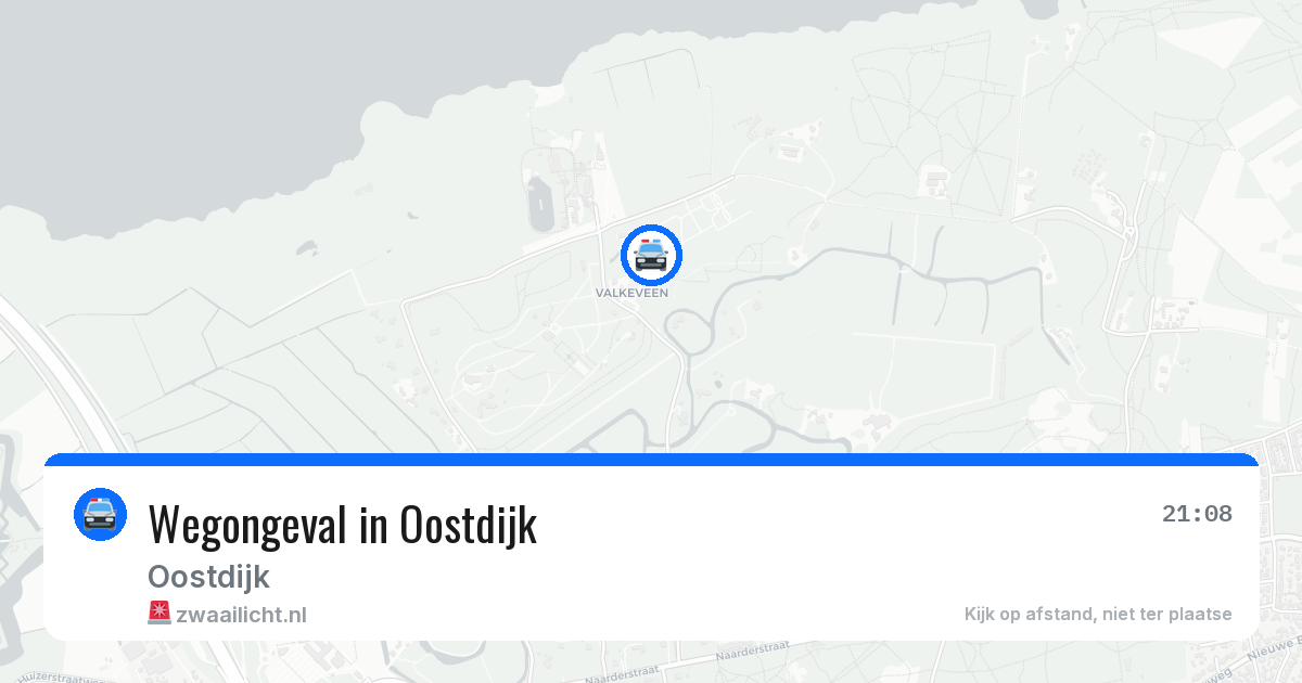 Wegongeval in Oostdijk — 15 jul 2026