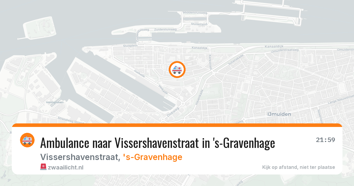 Ambulance naar Vissershavenstraat in 's-Gravenhage — 24 feb 2026
