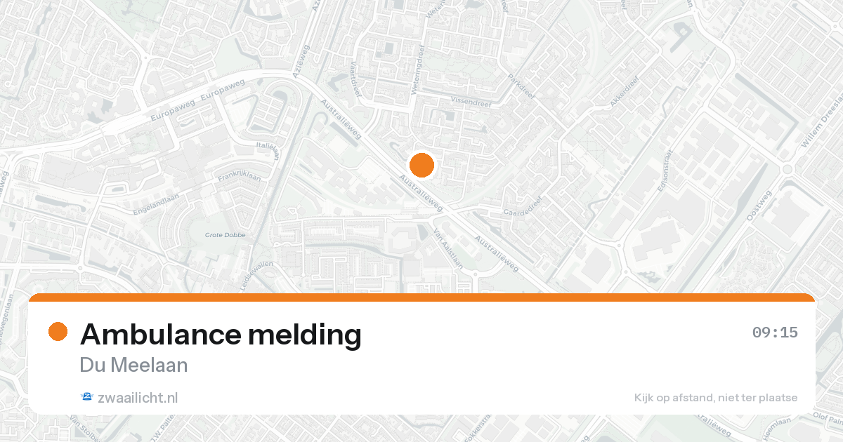 Ambulance melding — 8 feb 2026