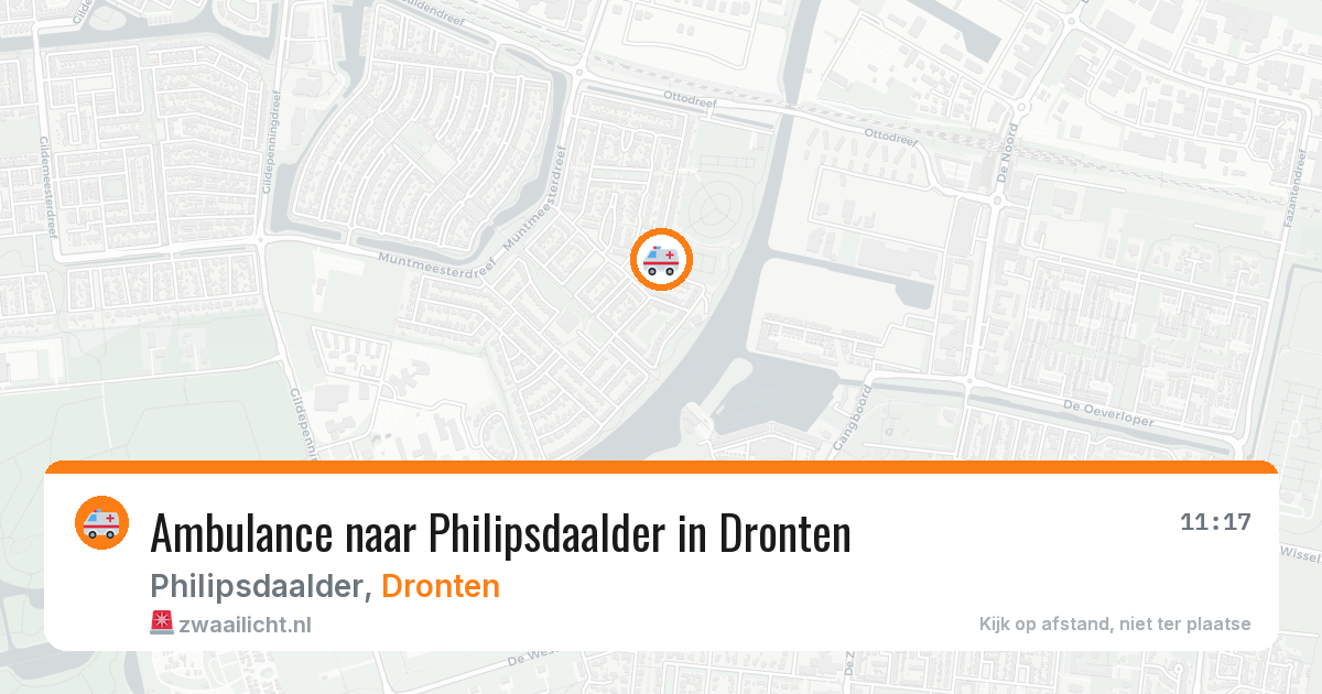 Ambulance naar Philipsdaalder in Dronten — 24 mrt 2026