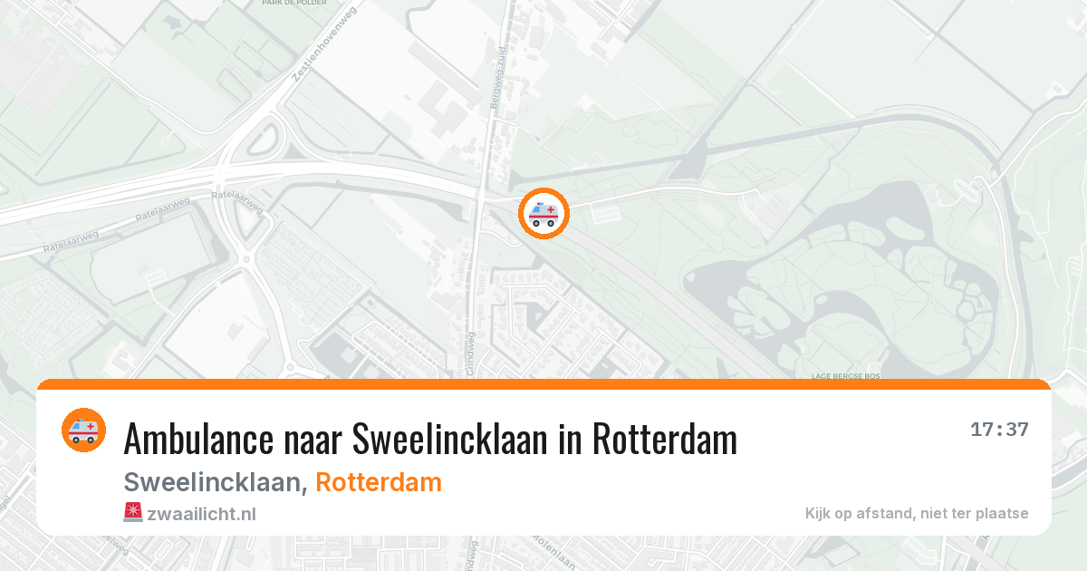 Ambulance naar Sweelincklaan in Rotterdam — 2 mrt 2026
