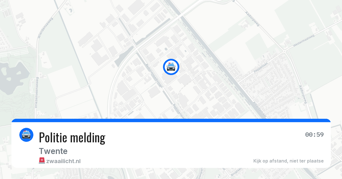 Politie melding — 12 apr 2026