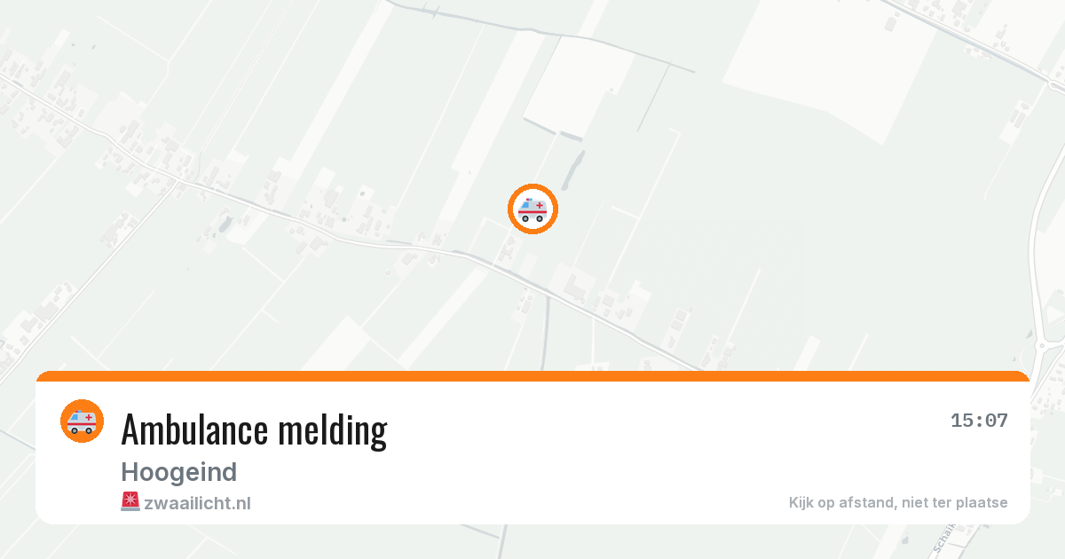 Ambulance melding — 29 jan 2026