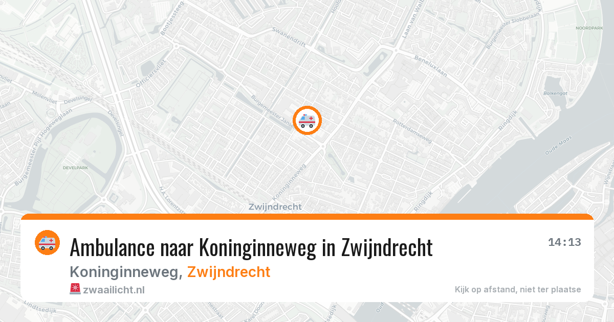 Ambulance naar Koninginneweg in Zwijndrecht — 29 jun 2026