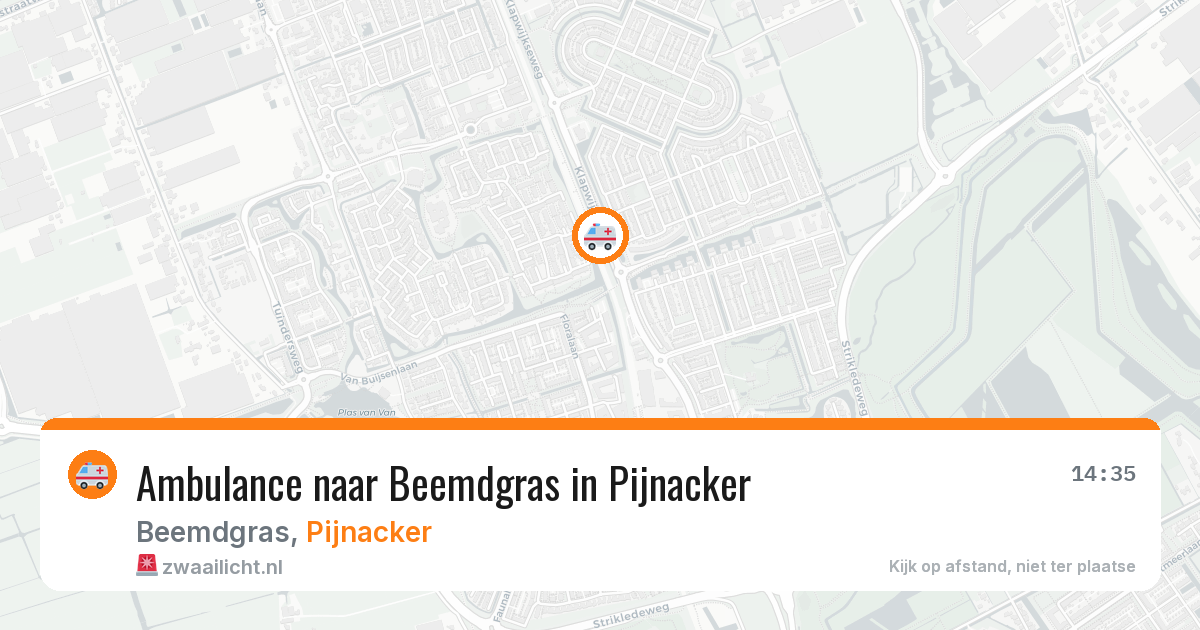 Ambulance naar Beemdgras in Pijnacker — 12 mei 2026