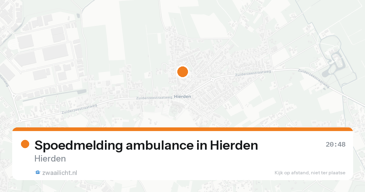 Spoedmelding ambulance in Hierden — 7 feb 2026