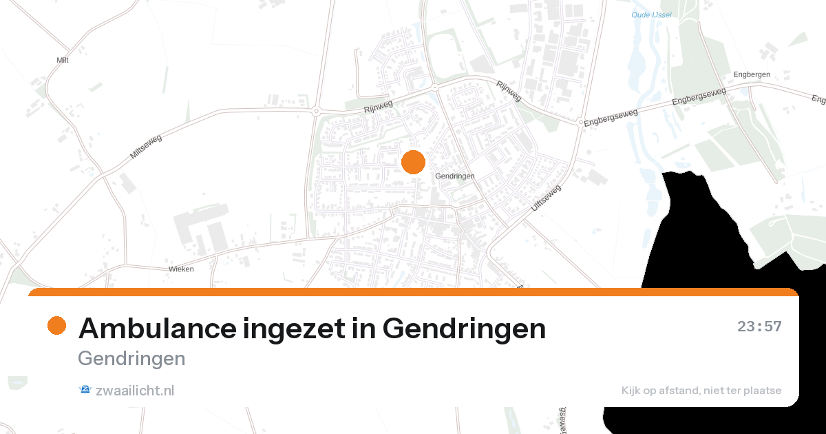 Ambulance ingezet in Gendringen — 6 feb 2026