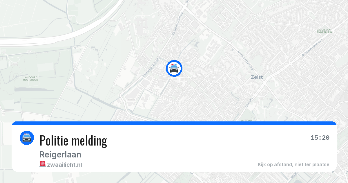 Politie melding — 21 jun 2026