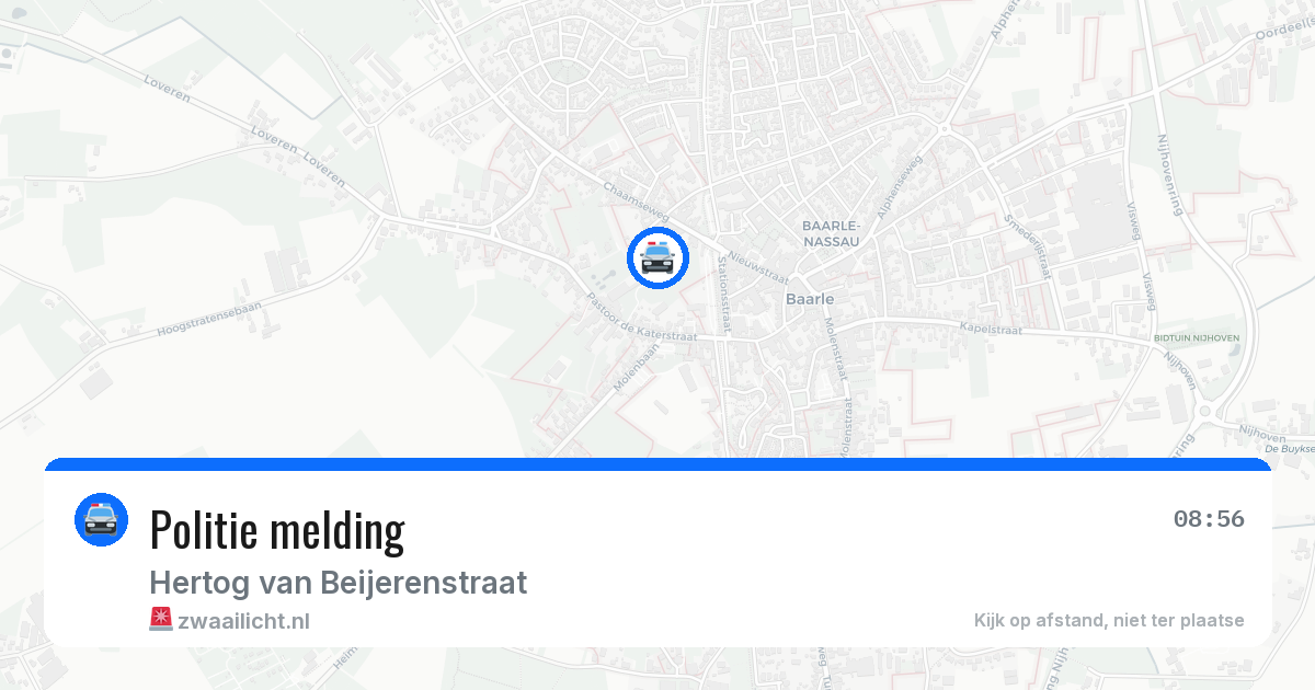 Politie melding — 16 mrt 2026