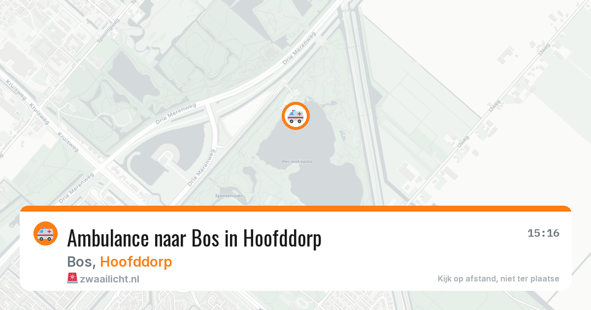 Ambulance naar Bos in Hoofddorp — 8 feb 2026