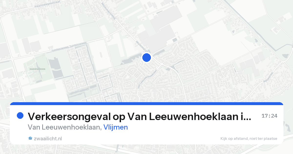 Verkeersongeval op Van Leeuwenhoeklaan in Vlijmen — 21 aug 2026