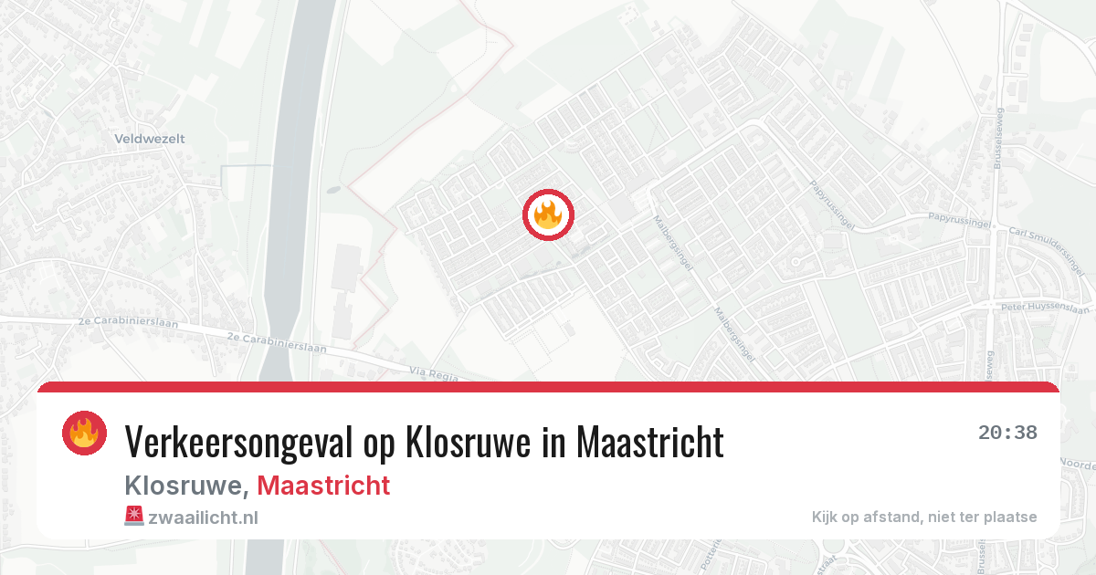 Verkeersongeval op Klosruwe in Maastricht — 20 mei 2026