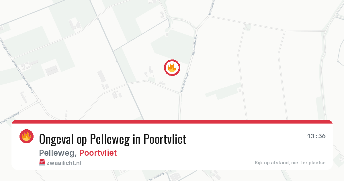 Ongeval op Pelleweg in Poortvliet — 6 feb 2026