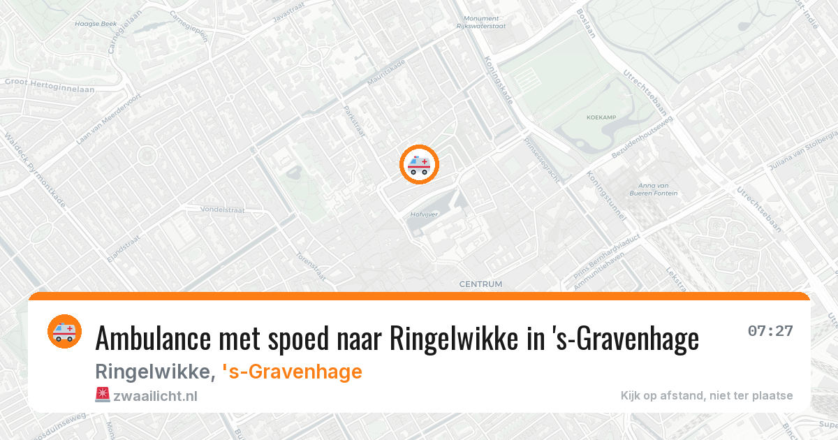 Ambulance met spoed naar Ringelwikke in 's-Gravenhage — 5 feb 2026