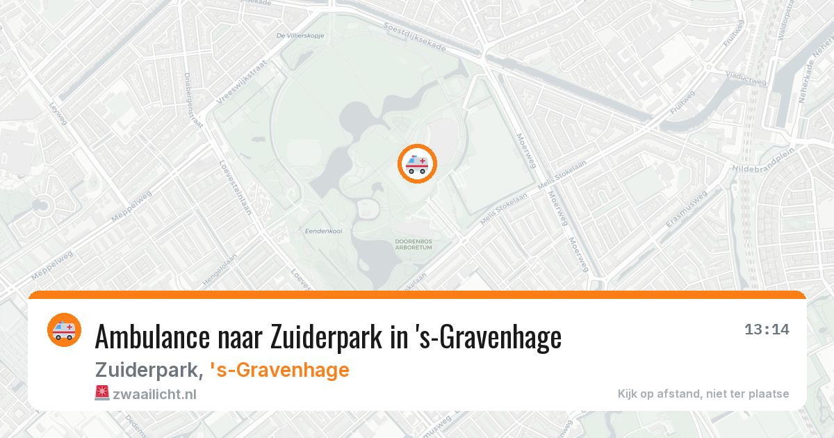 Ambulance naar Zuiderpark in 's-Gravenhage — 8 feb 2026