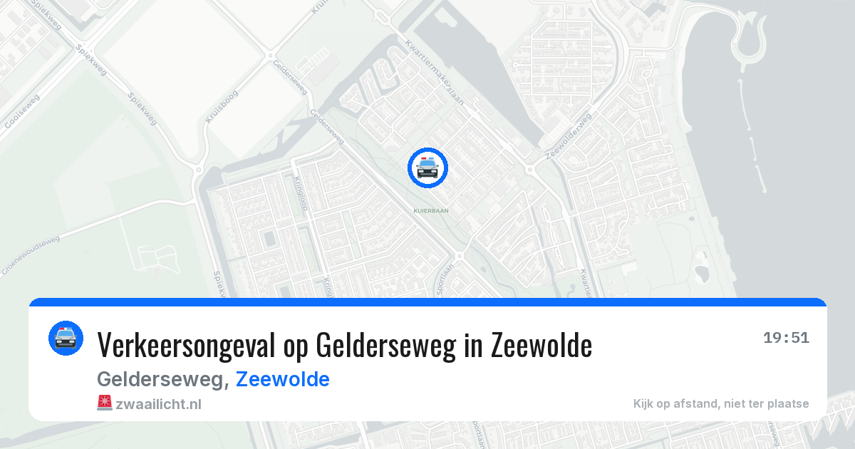 Verkeersongeval op Gelderseweg in Zeewolde — 14 aug 2026