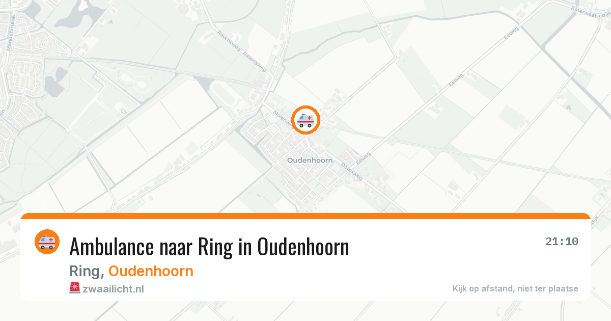 Ambulance naar Ring in Oudenhoorn — 8 apr 2026