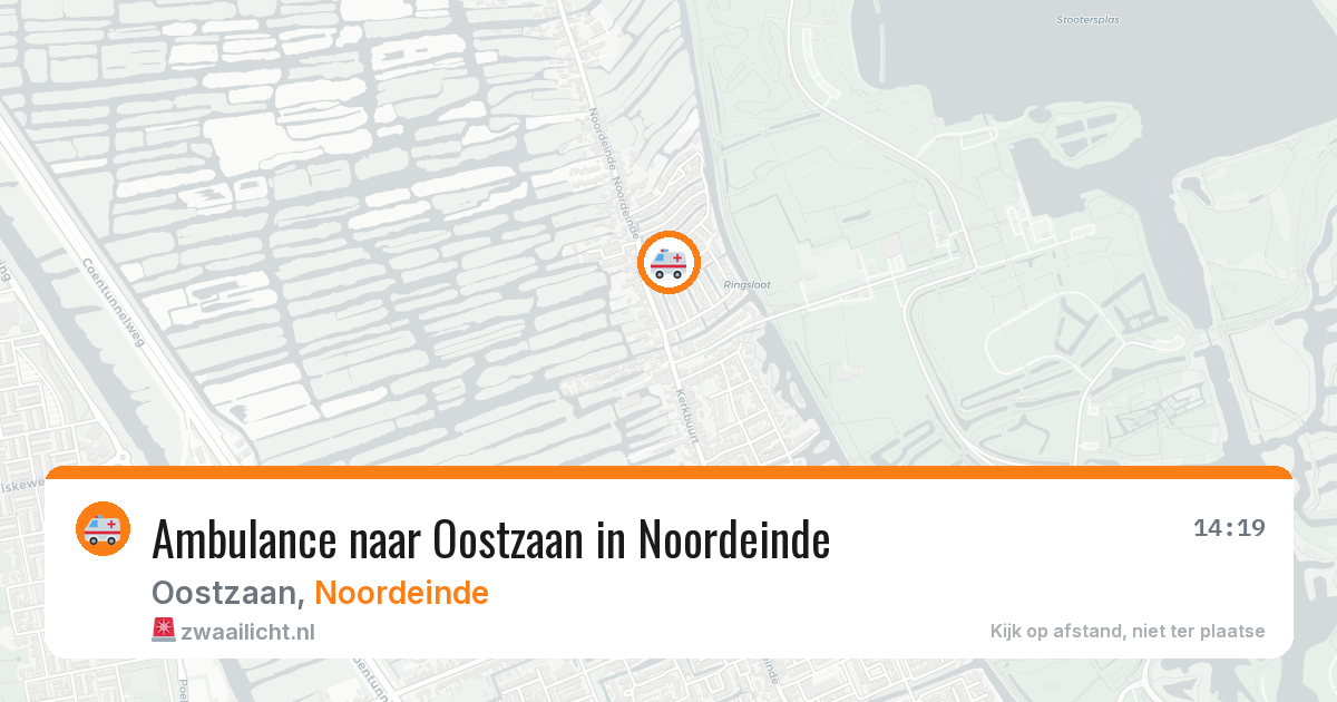 Ambulance naar Oostzaan in Noordeinde — 27 jul 2026