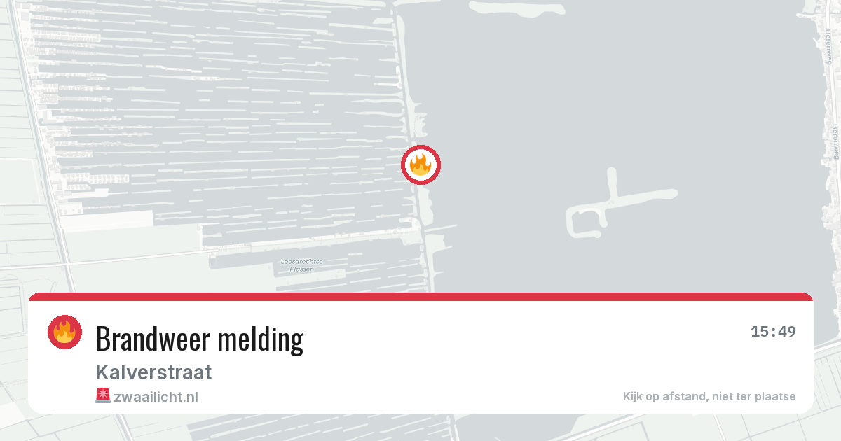 Brandweer melding — 23 jun 2026