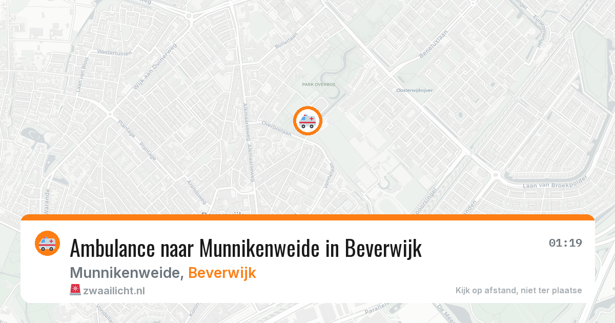 Ambulance naar Munnikenweide in Beverwijk — 6 jun 2026