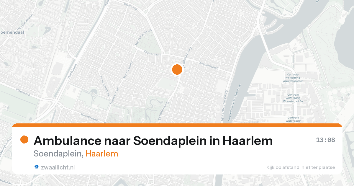 Ambulance naar Soendaplein in Haarlem — 26 mei 2026