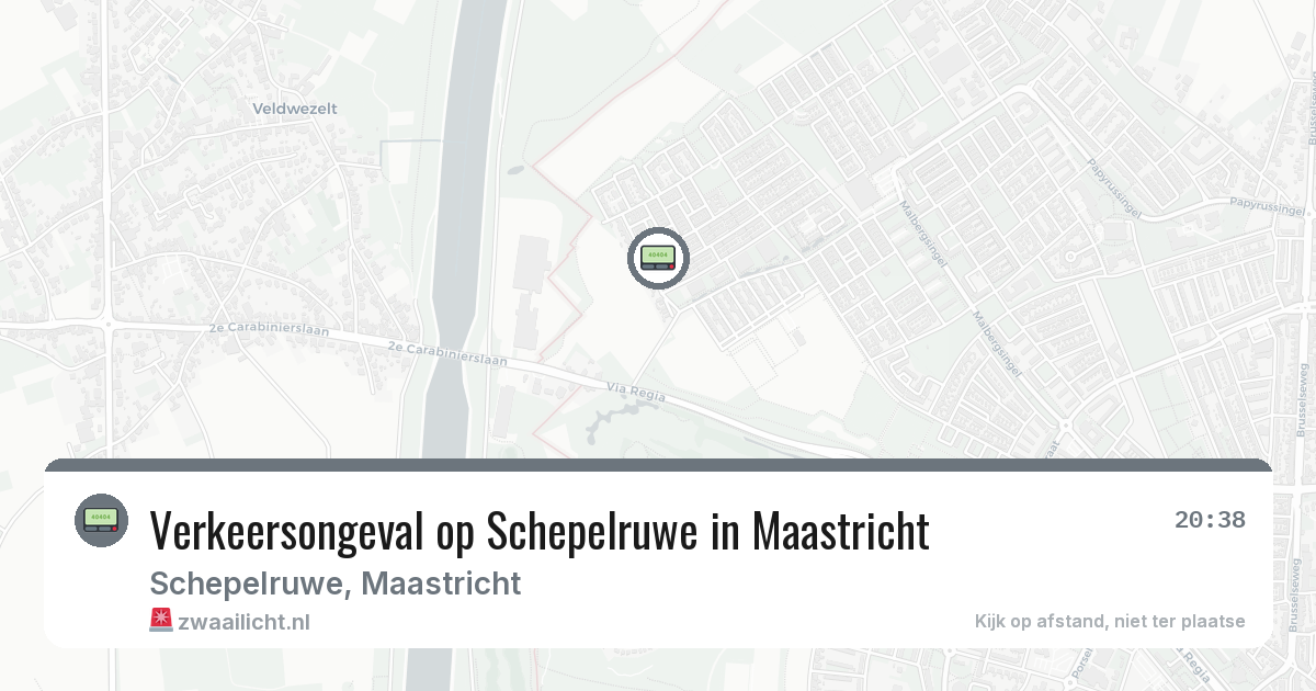Verkeersongeval op Schepelruwe in Maastricht — 20 mei 2026
