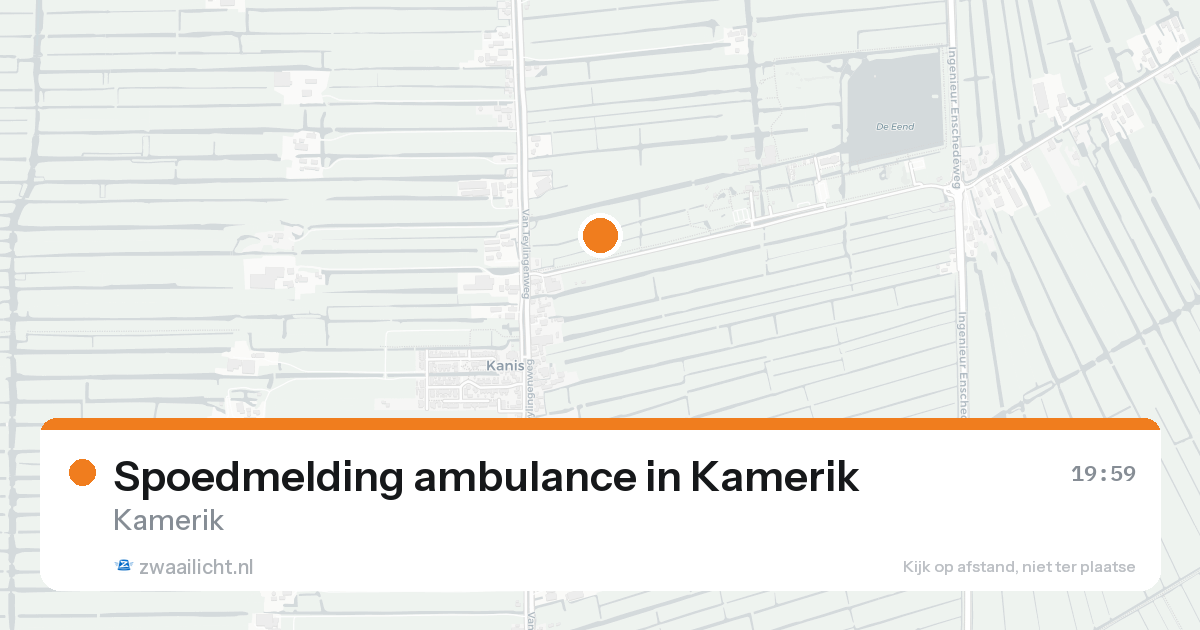Spoedmelding ambulance in Kamerik — 15 aug 2026