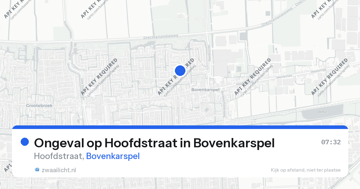 Ongeval op Hoofdstraat in Bovenkarspel — 26 aug 2026