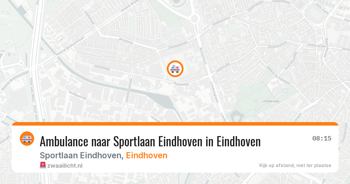 Ambulance naar Sportlaan Eindhoven in Eindhoven — 9 feb 2026