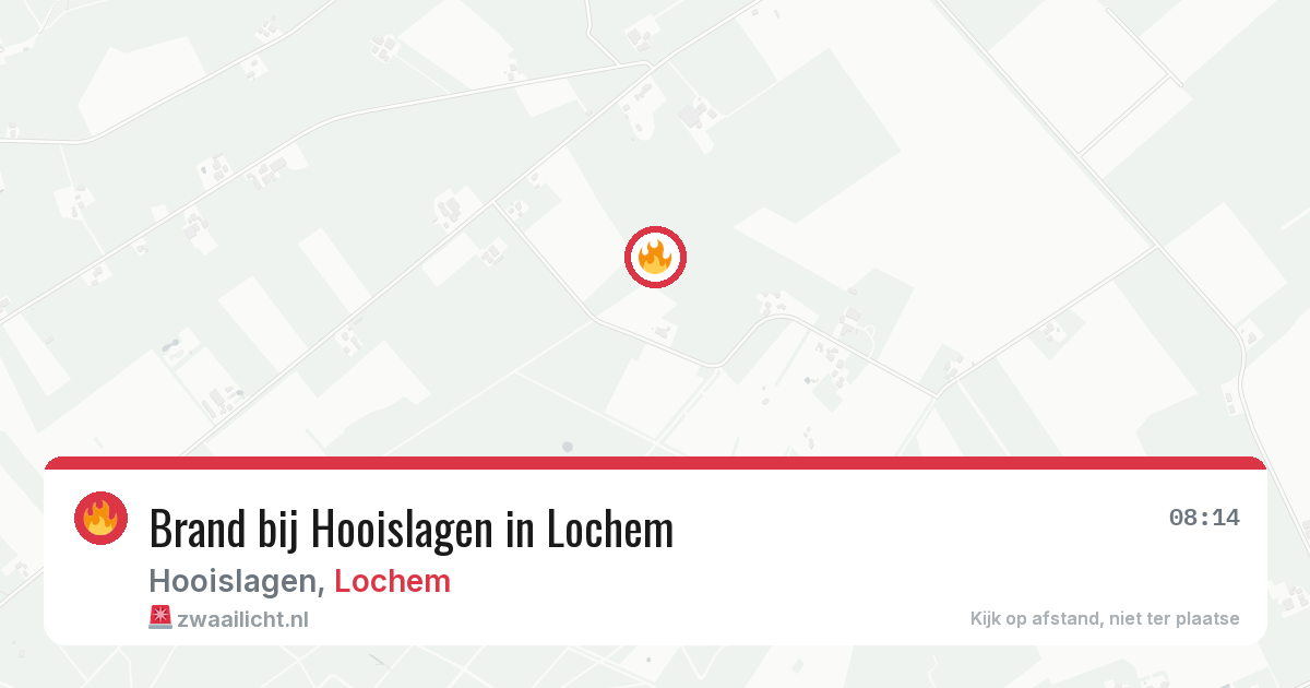 Brand bij Hooislagen in Lochem — 28 jun 2026