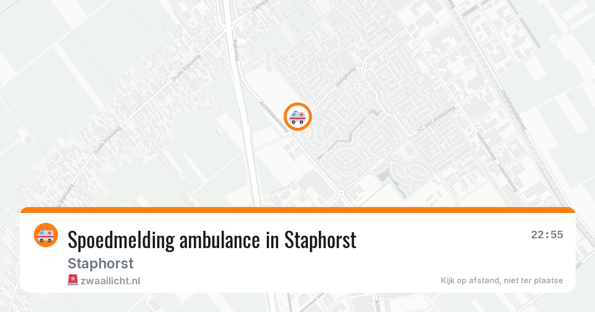 Spoedmelding ambulance in Staphorst — 5 jun 2026