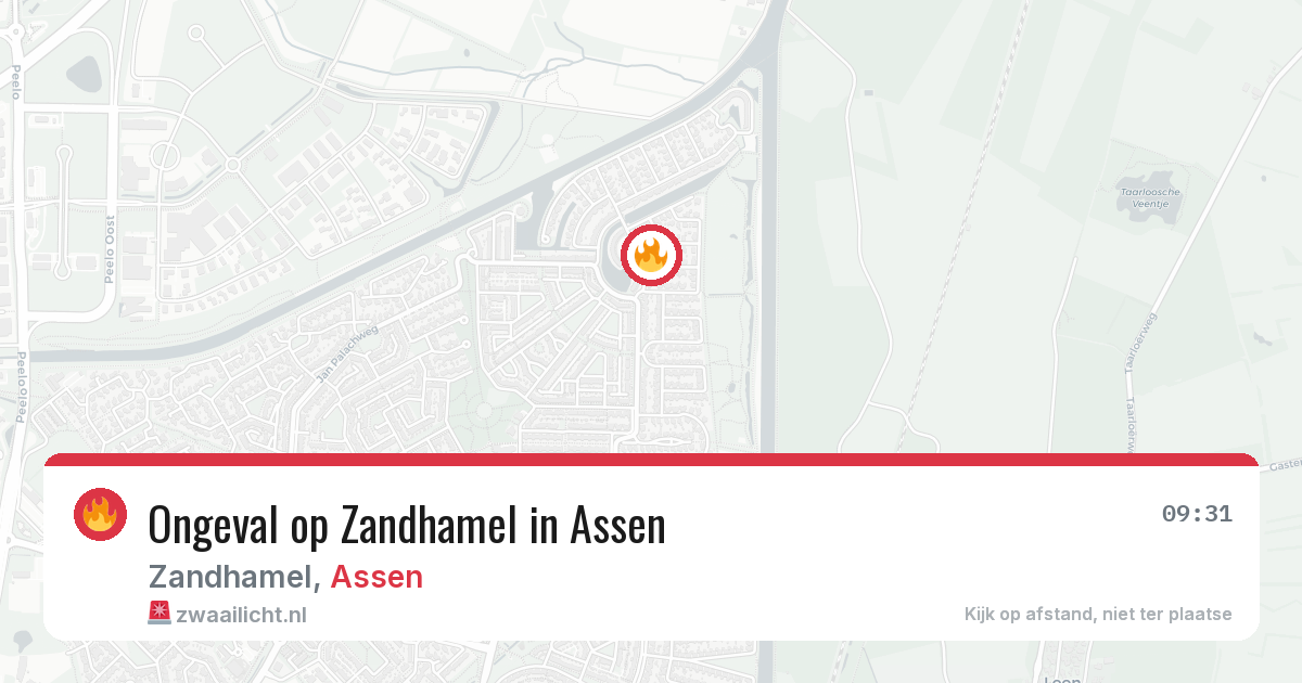 Ongeval op Zandhamel in Assen — 4 mei 2026