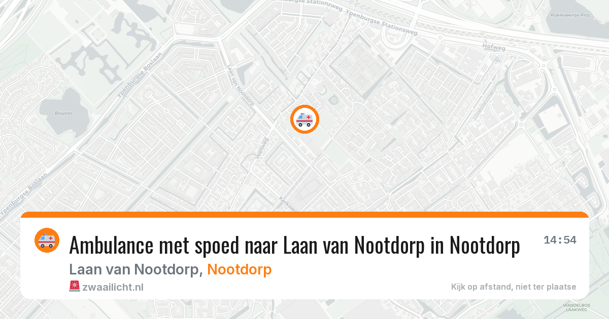 Ambulance met spoed naar Laan van Nootdorp in Nootdorp — 16 jan 2026